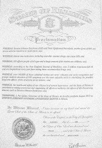 Illinois 2012 Proclamation